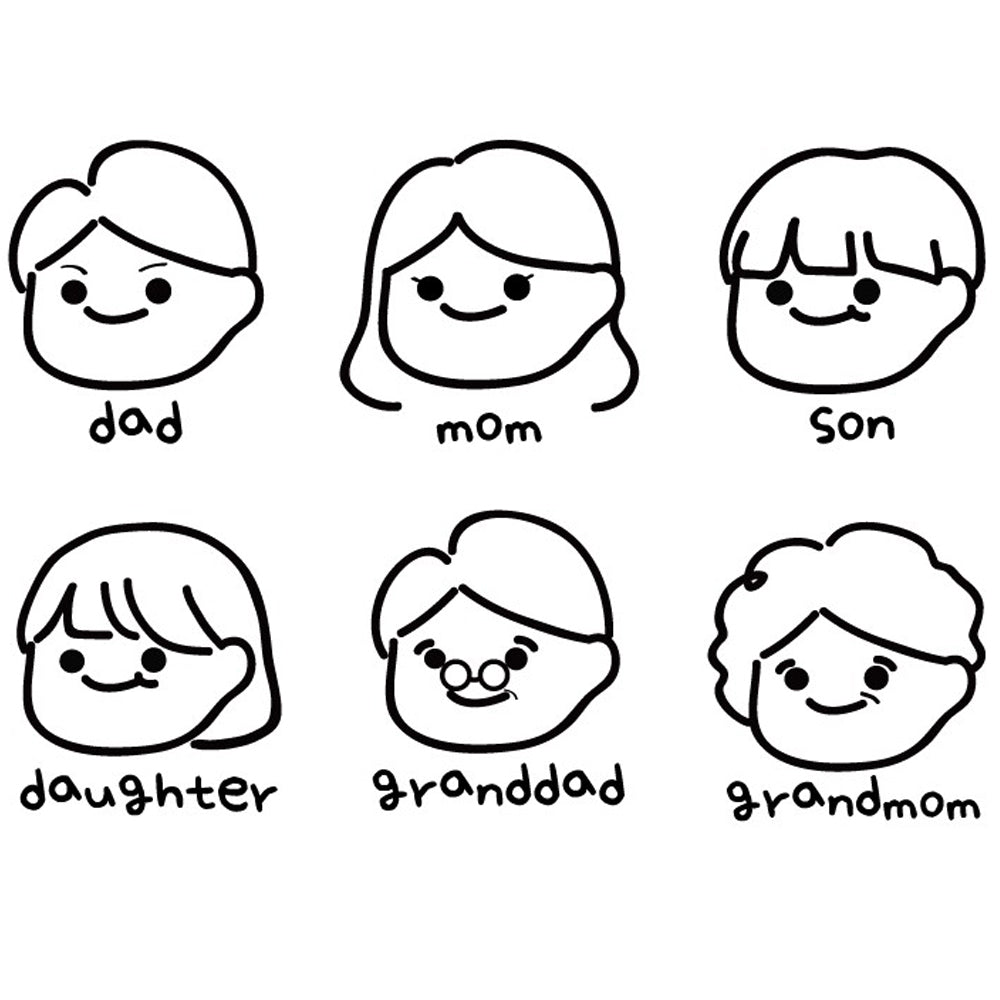 Matching family shirts, Cute face drawing, Family custom t-shirts, Free shipping