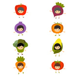 MATCHING FAMILY SHIRTS, KIDS ONLY, SHORT SLEEVE SHIRT, vegetable FAMILY GRAPHIC TEES, SHIRT PRINTING, MADE IN KOREA